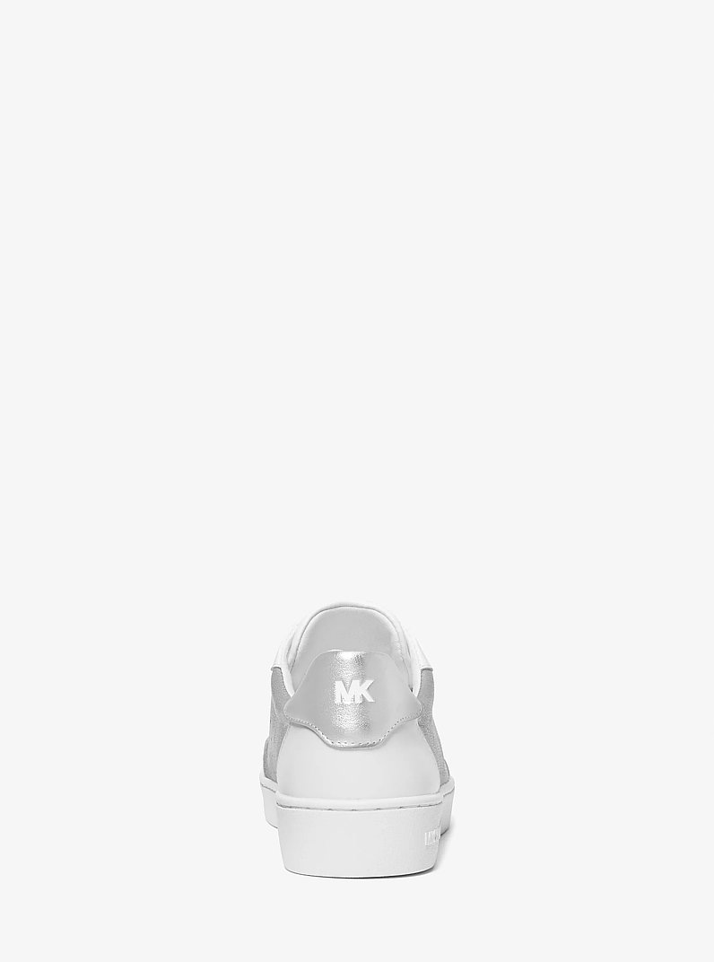 Sneaker Scotty in pelle metallizzata