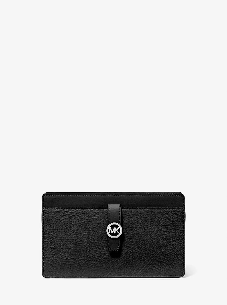 Jet Set Travel Wristlet Crossbody Bag in BLACK | Michael Kors