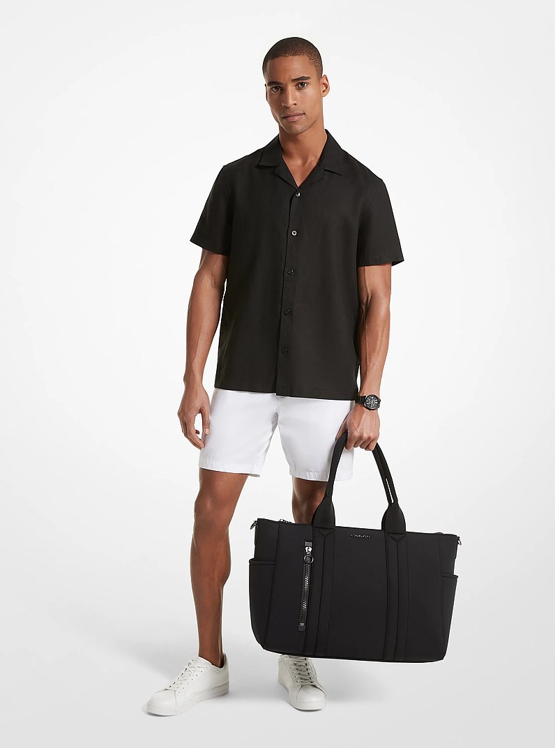 Brooklyn Scuba Travel Tote Bag in BLACK | Michael Kors