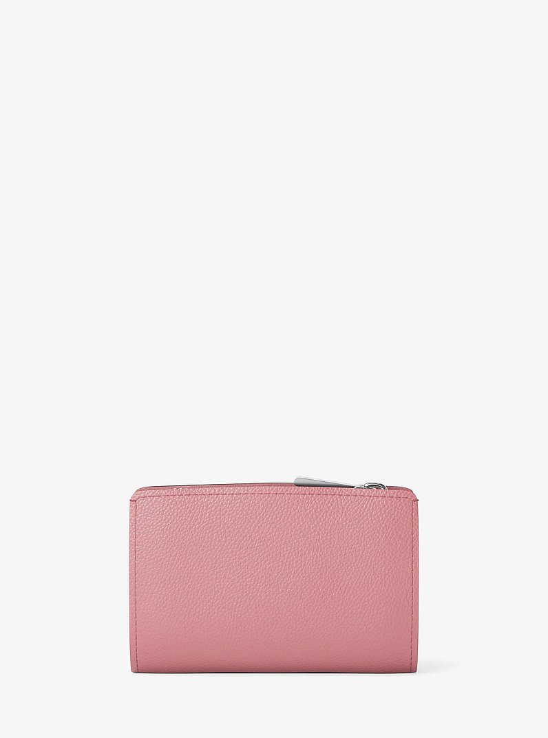 Bryant Medium Pebbled Leather Wallet in PEANUT - Sale | Michael