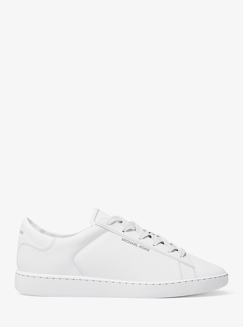 Reign Leather Sneaker in OPTIC WHITE | Michael Kors