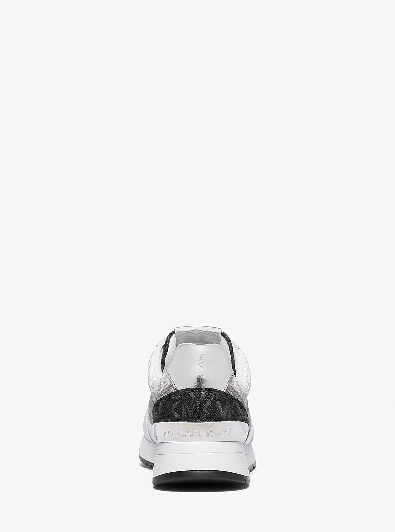 Andi Color-Block Signature Logo Trainer in WHITE COMBO | Michael Kors
