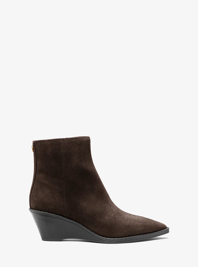 Austin Suede Ankle Boot in CHOCOLATE | Michael Kors