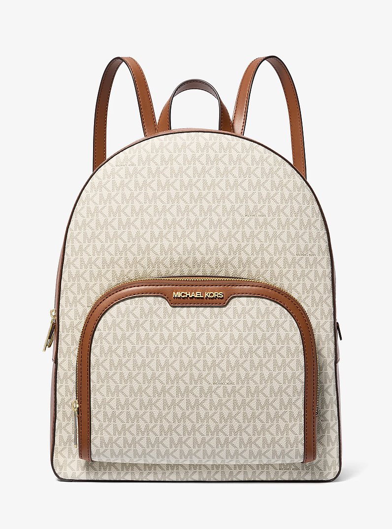 Mochila Jaycee grande con logotipo in VAINILLA | Michael Kors
