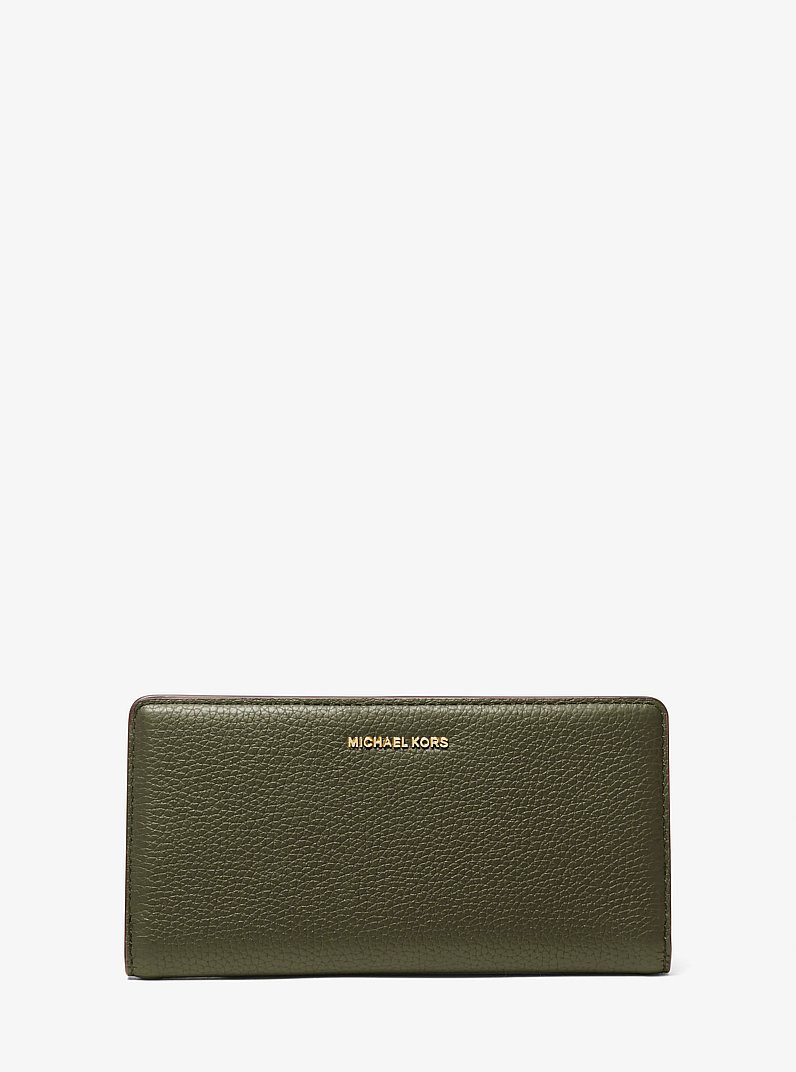 Portafoglio Bryant grande in pelle martellata con chiusura a scatto in EDERA | Michael Kors