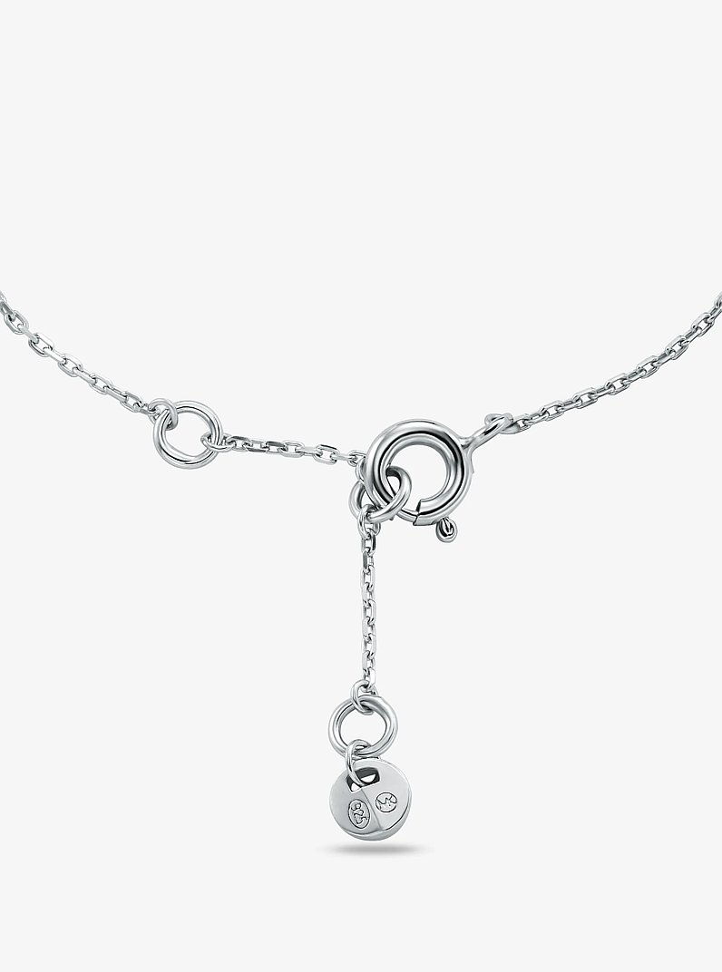 Pulsera Astor Link de plata de ley chapada en metal precioso e incrustaciones in BITONO | Michael Kors
