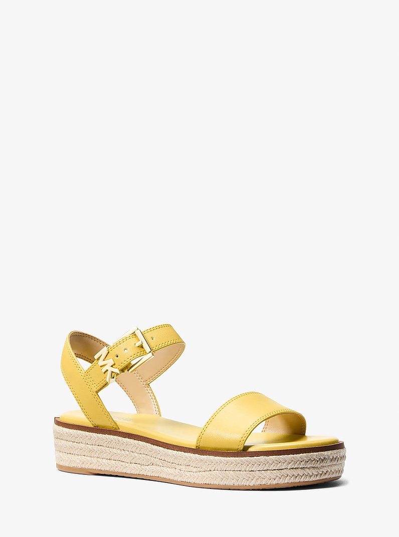 Sandale compens&eacute;e Richie in JAUNE MARGUERITE | Michael Kors