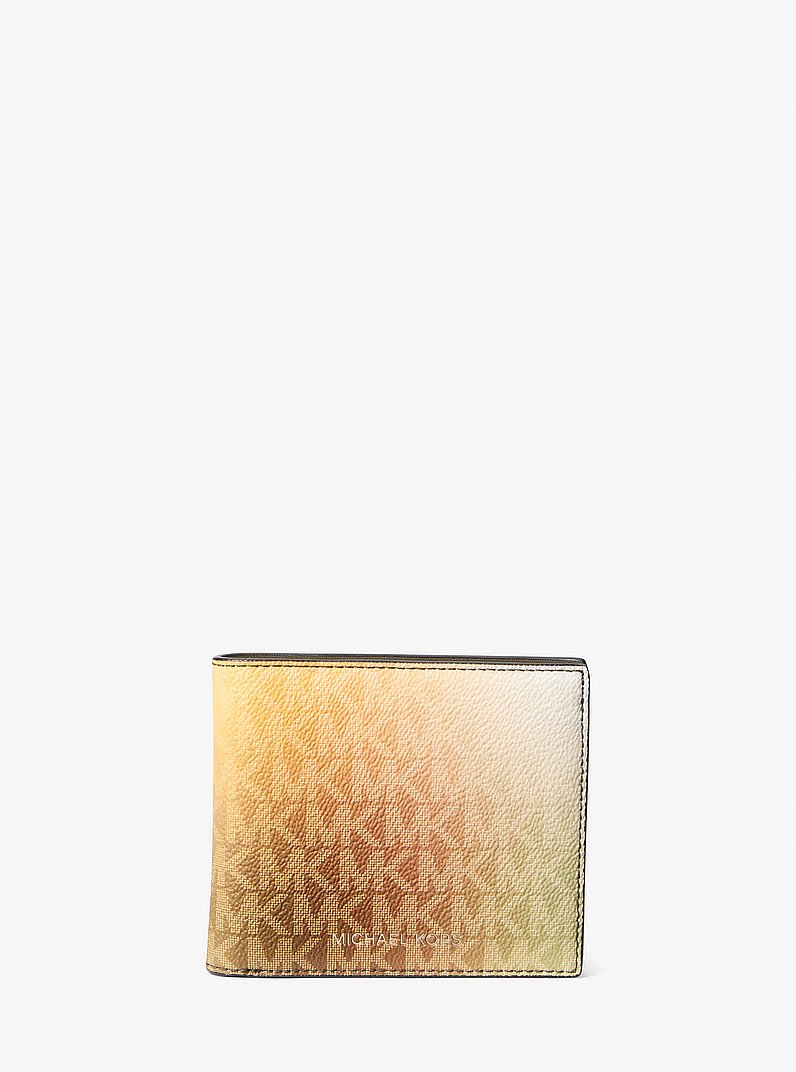 Cooper Ombr&eacute; Signature Logo Billfold Wallet in OLIVE COMBO | Michael Kors