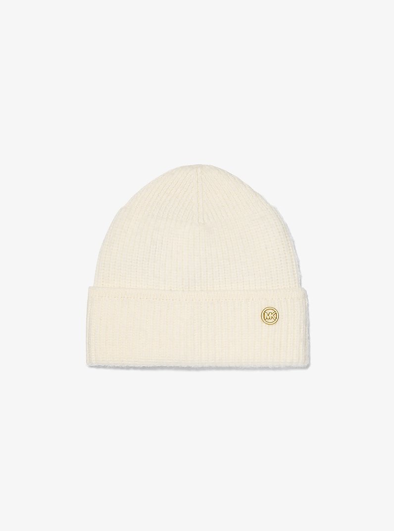 Wool Beanie Hat  in BONE | Michael Kors