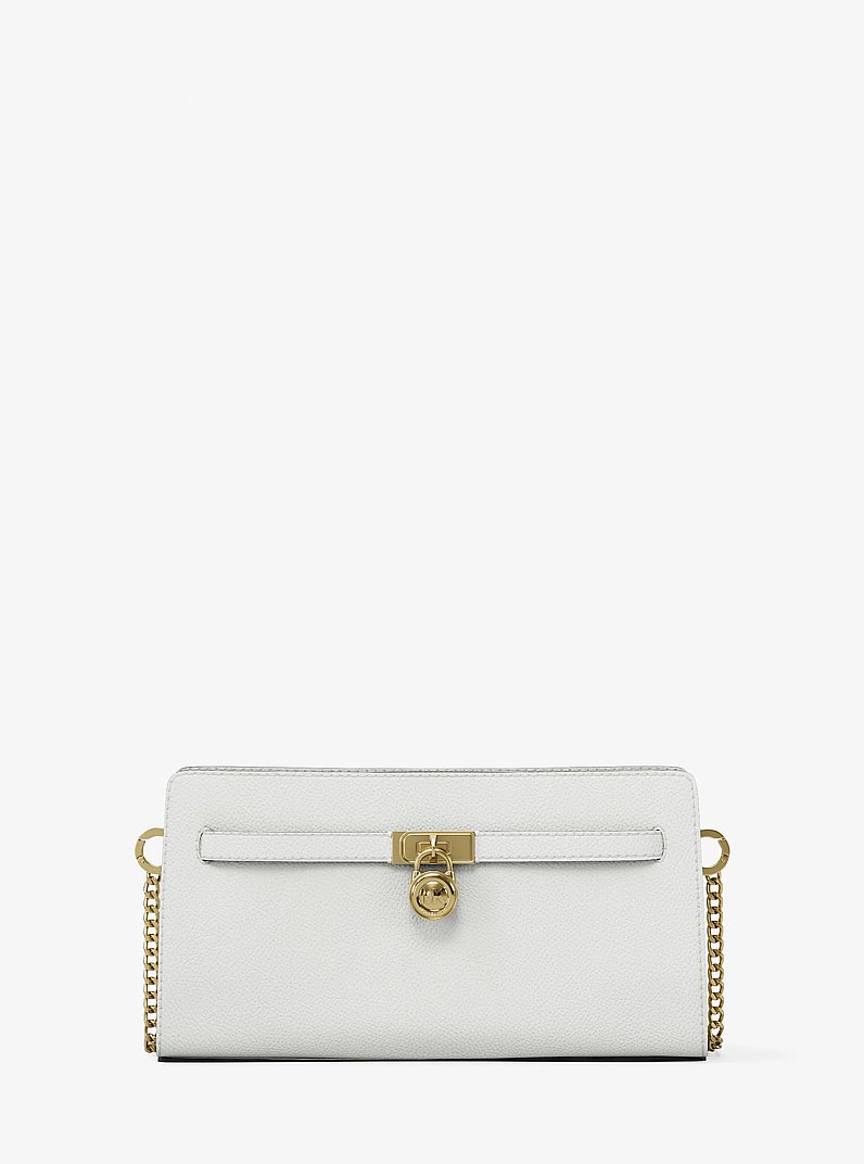 Borsa a tracolla Hamilton Moderne convertibile extra-small con logo in GUSCIO D'UOVO | Michael Kors