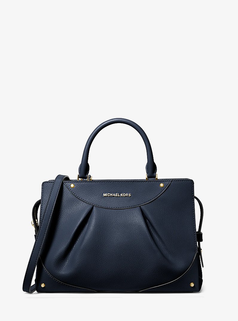 Enzo Medium Leather Satchel