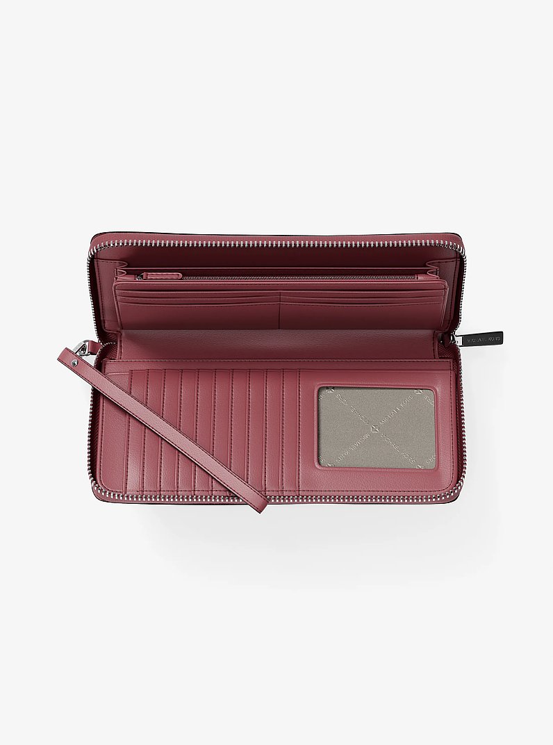 Large Logo Continental Wallet in ROSEWOOD | Michael Kors