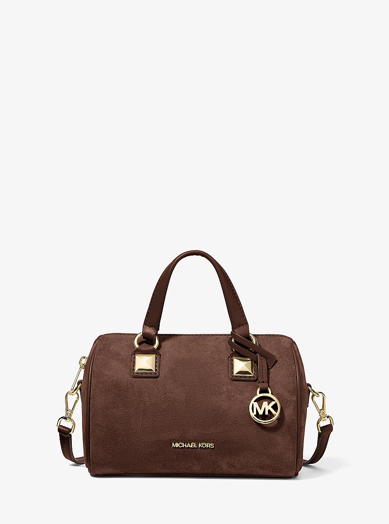 Grayson Small Duffel Crossbody Bag in NUTMEG | Michael Kors