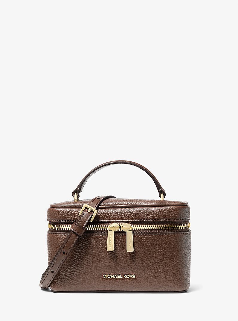 Vivi Small Vanity Crossbody Bag in NUTMEG | Michael Kors