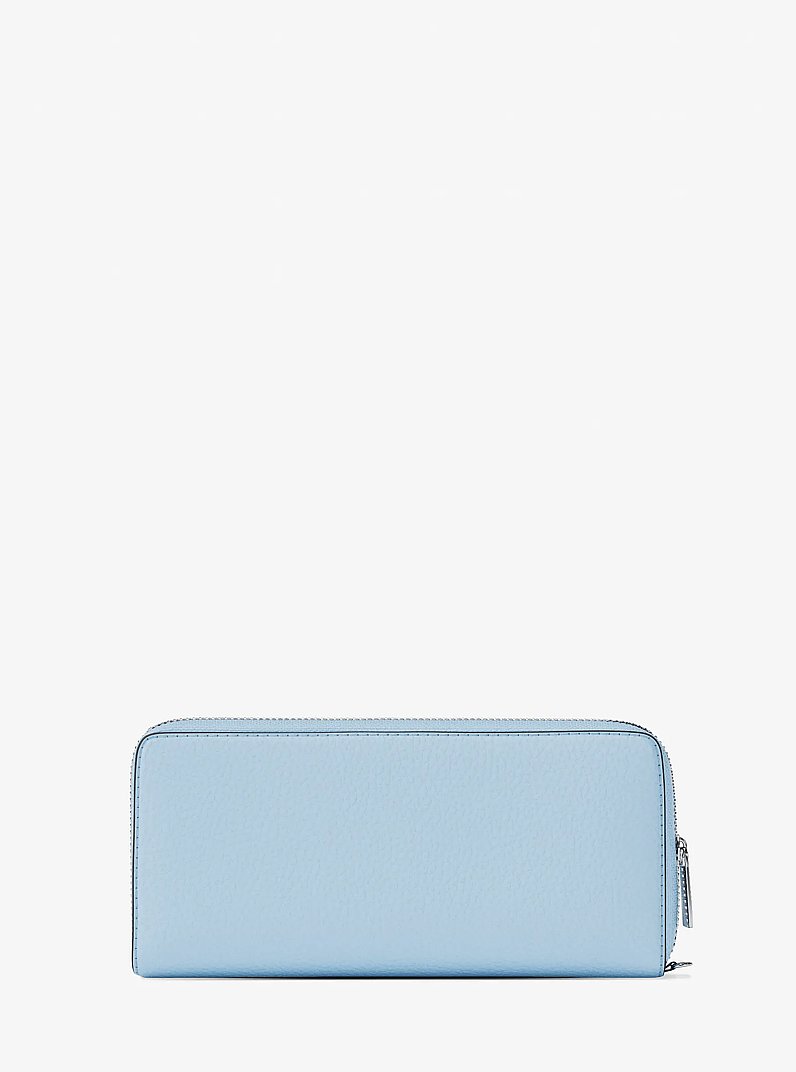 Cartera Continental grande de piel granulada in OC&Eacute;ANO P&Aacute;LIDO | Michael Kors