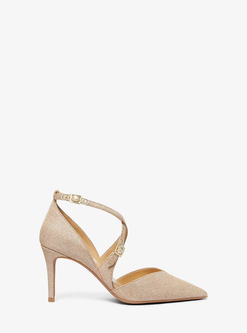 Adela Flex Glitter Chain-Mesh Pump