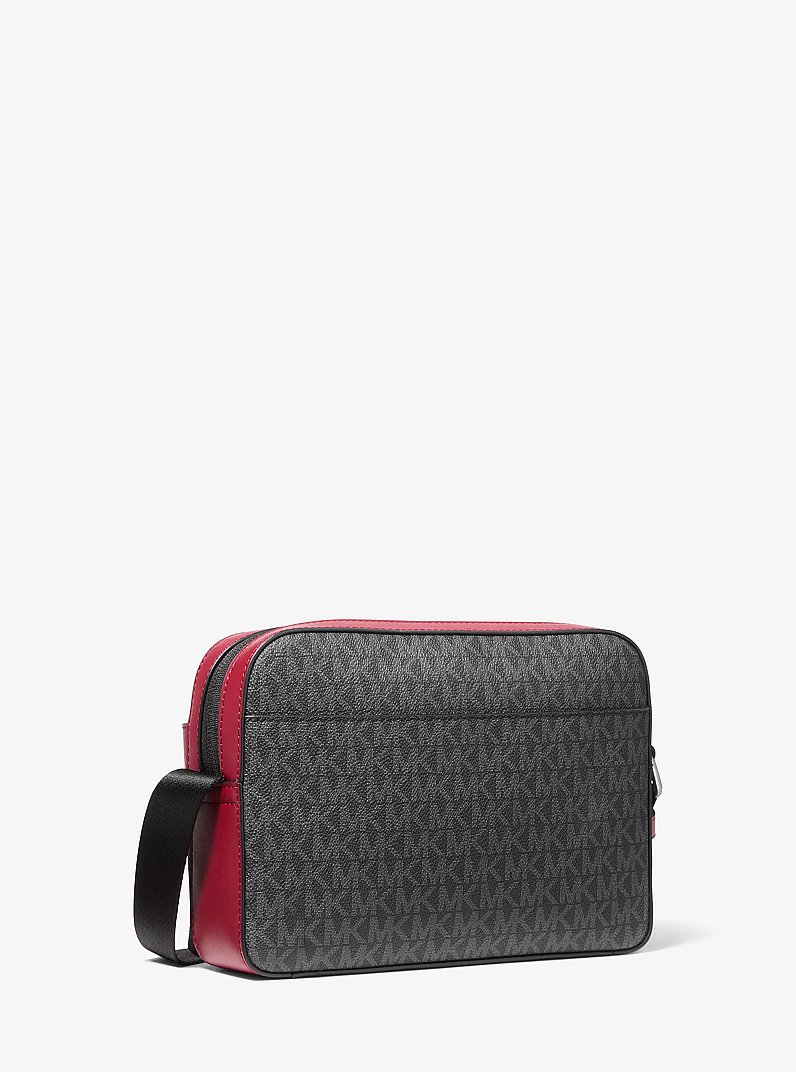 Borsa a tracolla Jet Set con logo in NERO | Michael Kors