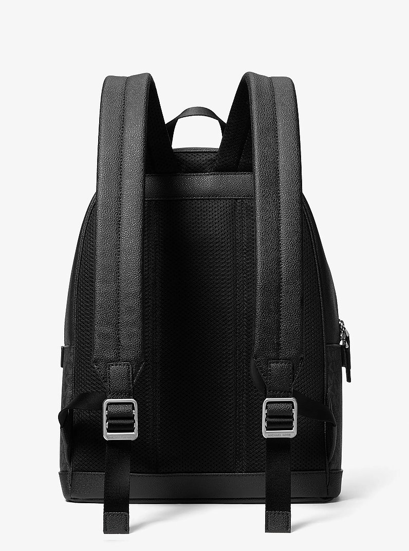 Cooper Signature Logo Backpack in BLACK | Michael Kors