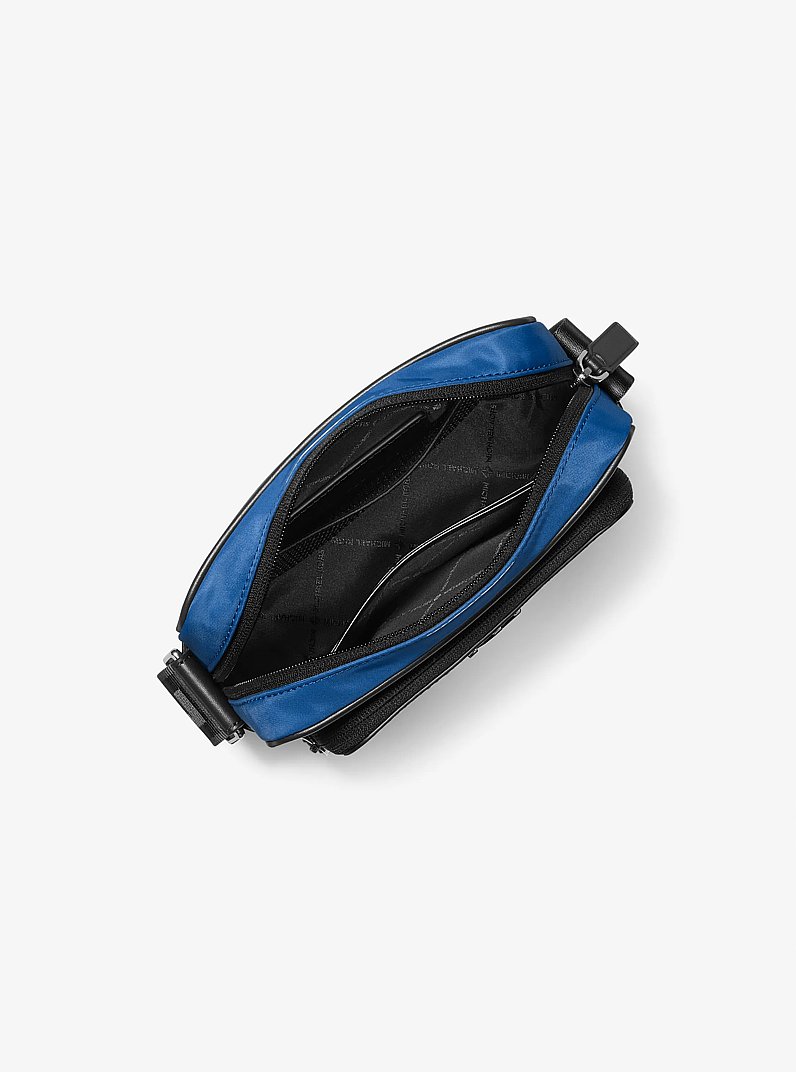 Sac pour appareil photo Lautner en nylon avec poche in BLEU EMPIRE | Michael Kors
