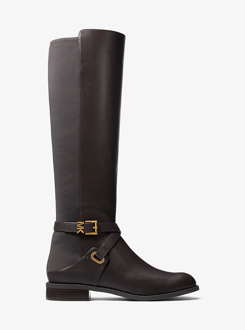 Rachel Smooth and Scuba Boot in CHOCOLATE | Michael Kors