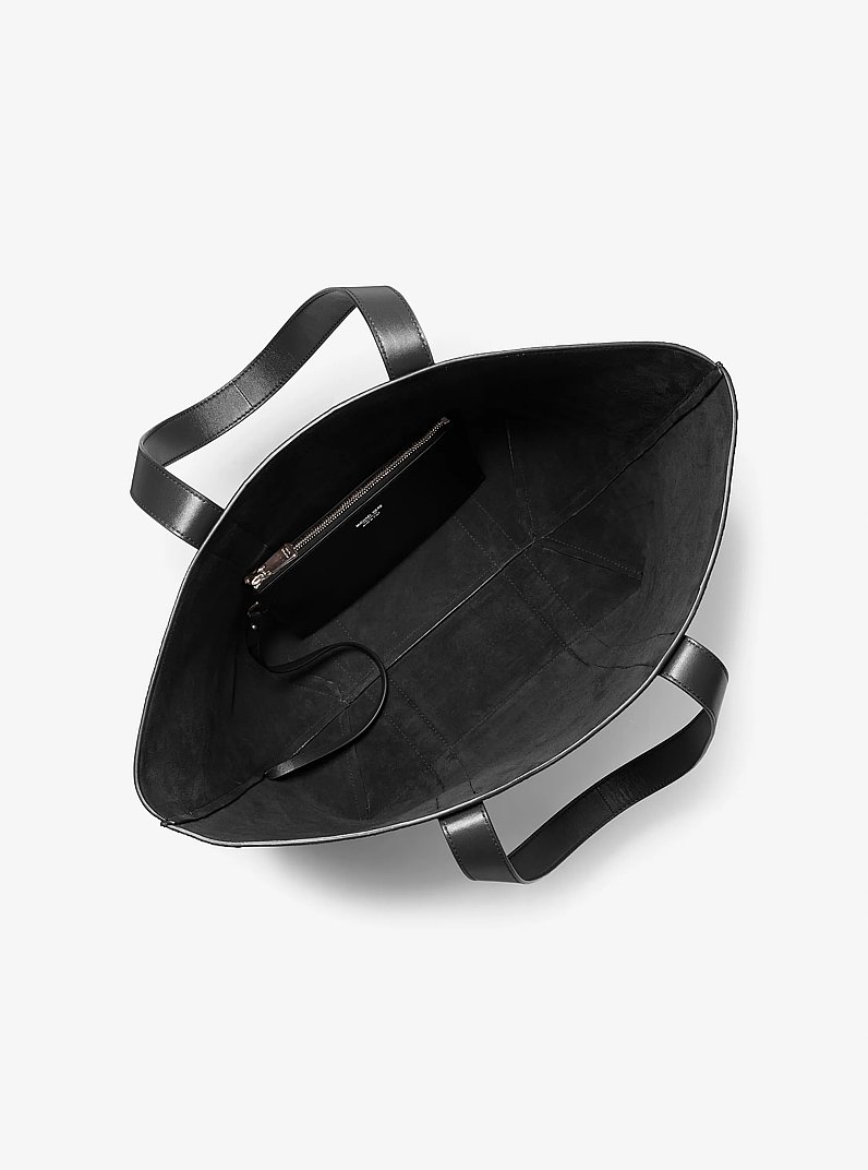 Bolso tote Sharon mediano de piel in NEGRO | Michael Kors