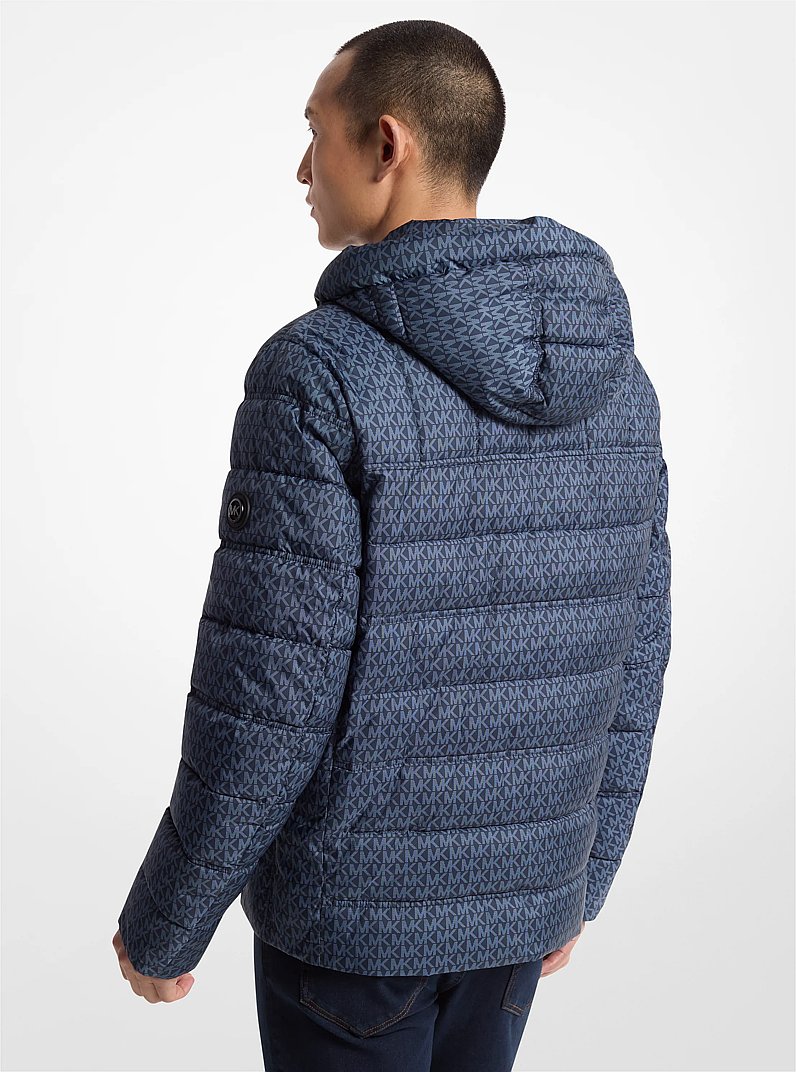 Signature Logo Puffer Jacket in MIDNIGHT | Michael Kors