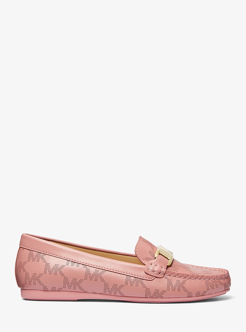 Camila Logo Perforated Moccasin in PRIMROSE | Michael Kors
