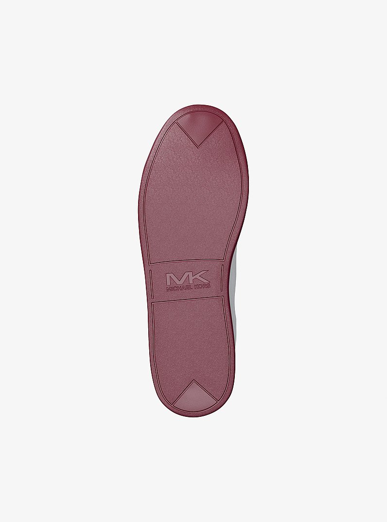 Keating Leather Sneaker in MULBERRY | Michael Kors