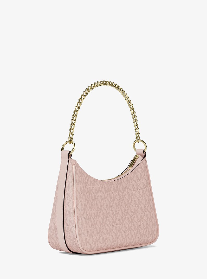 Jet Set Small Signature Logo Convertible Crossbody Bag in POWDER BLUSH | Michael Kors