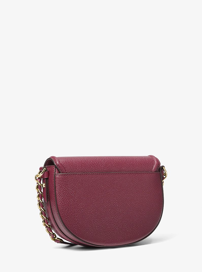 Jet Set Medium Pebbled Leather Half Dome Crossbody