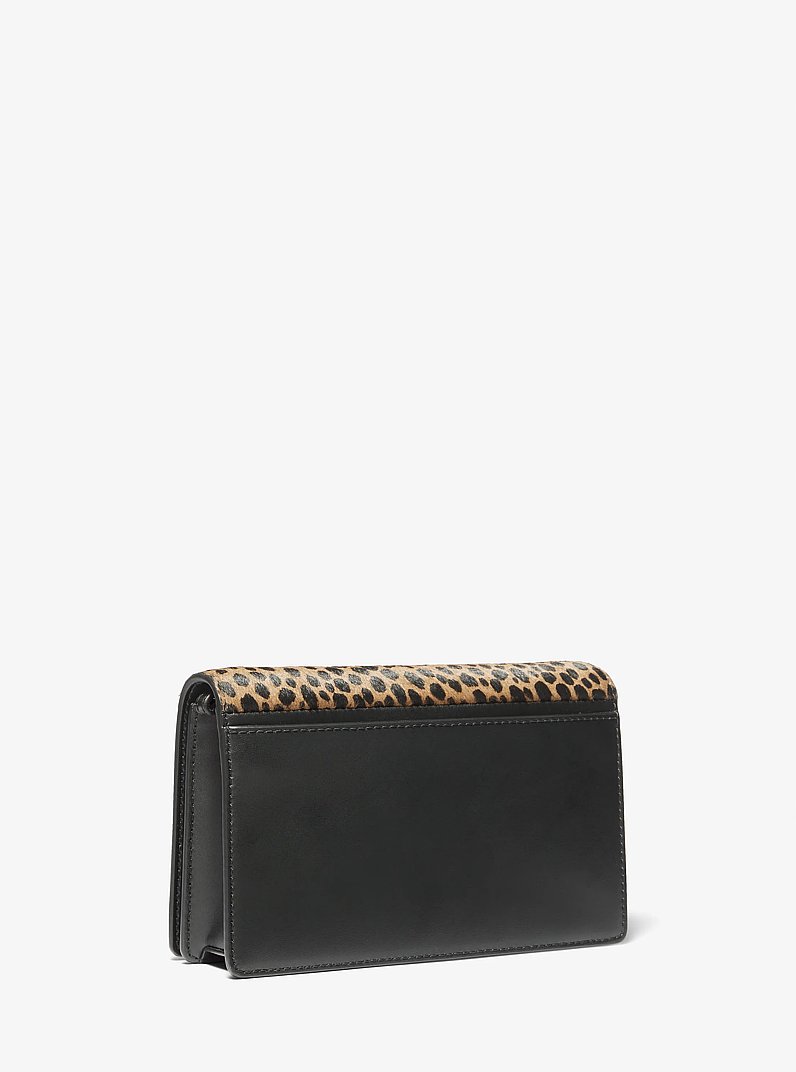 Umh&auml;ngetasche Jet Set Medium aus Kalbshaar mit Gepardenmuster in HUSK MULTI | Michael Kors
