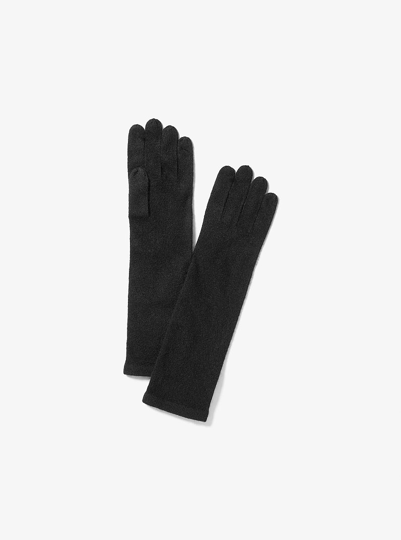 Cashmere Gloves in BLACK | Michael Kors