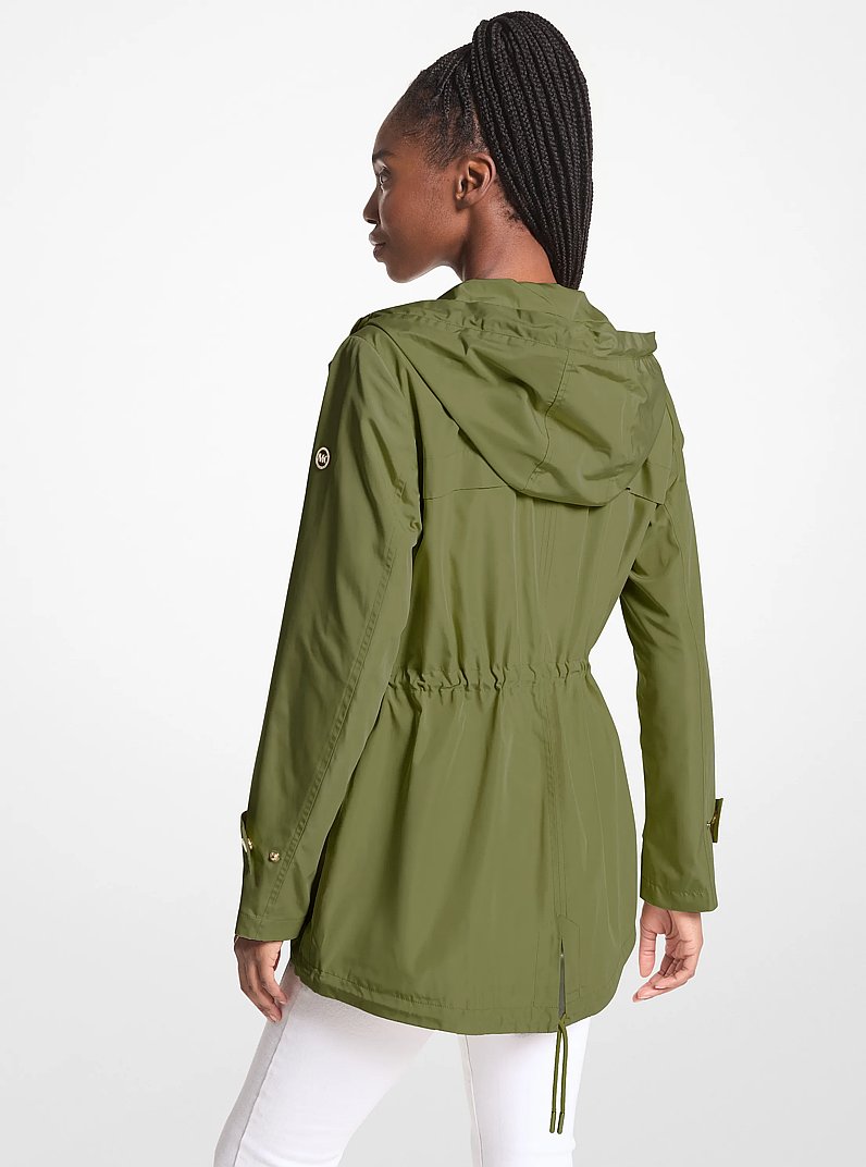 Woven Hooded Anorak in DEEP RUSCUS - Sale | Michael Kors [US]