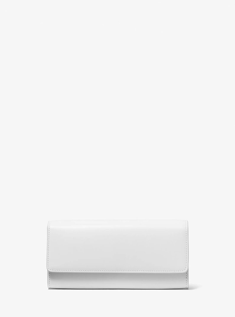 Bolso clutch Cate de cuero in BLANCO INTENSO | Michael Kors