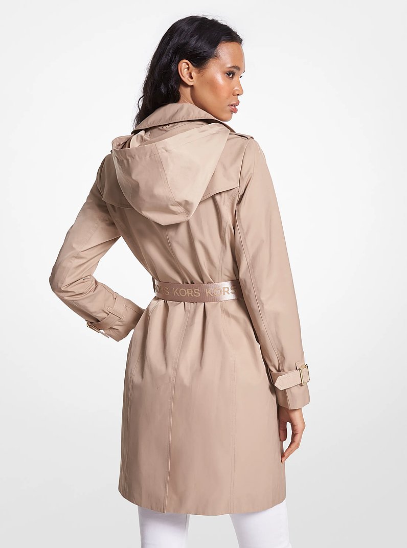 Gabardina de mezcla de algod&oacute;n in CAQUI | Michael Kors
