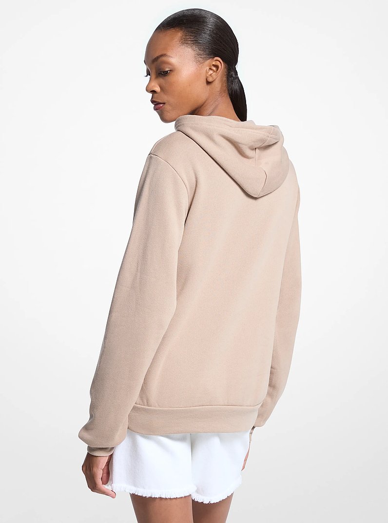 Michael Kors x Montauk Yacht Club Cotton Hoodie in TAN | Michael Kors