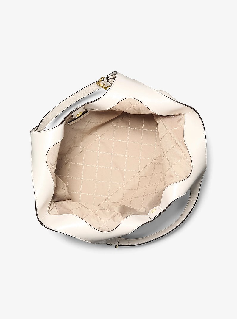 Grand sac fourre-tout Bernie &agrave; logo Signature in CR&Egrave;ME MULTI L&Eacute;GER | Michael Kors