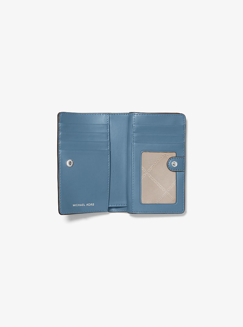 Portefeuille Empire en cuir grain&eacute; de taille moyenne in CHAMBRAI FONC&Eacute; | Michael Kors