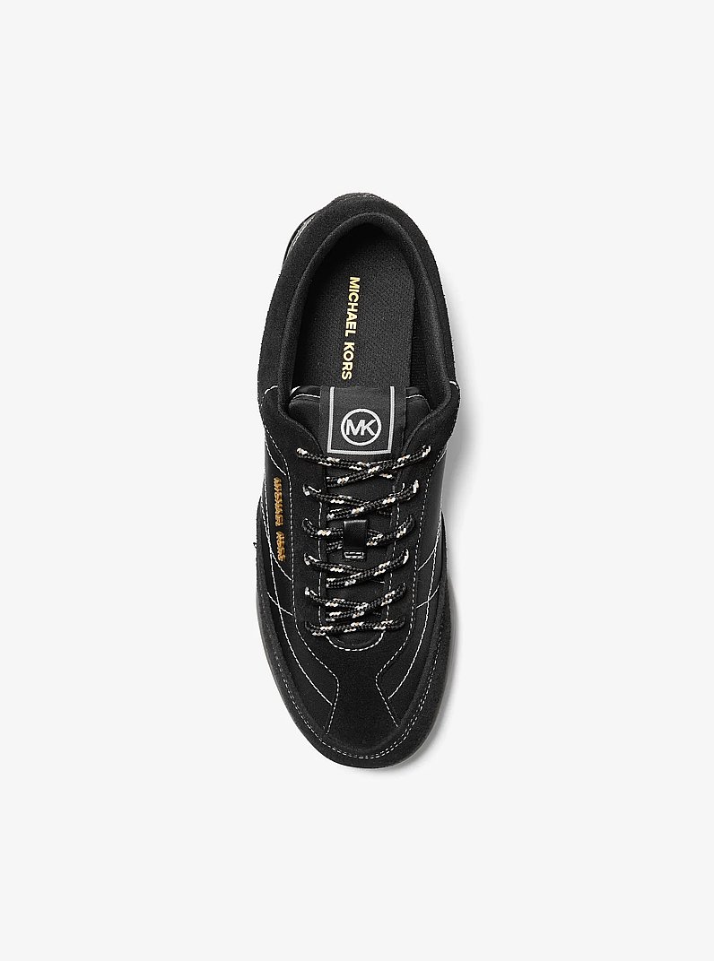 Sneaker Nolan aus Wildleder und Nylon in SCHWARZ | Michael Kors