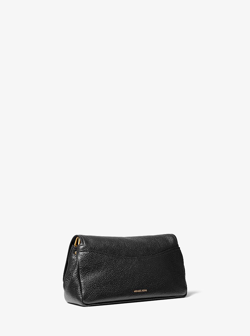 Grand sac &agrave; &eacute;paule convertible Bryant en cuir textur&eacute; in NOIR | Michael Kors