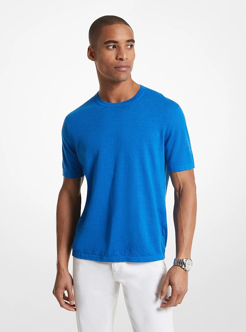 T-shirt in misto lino