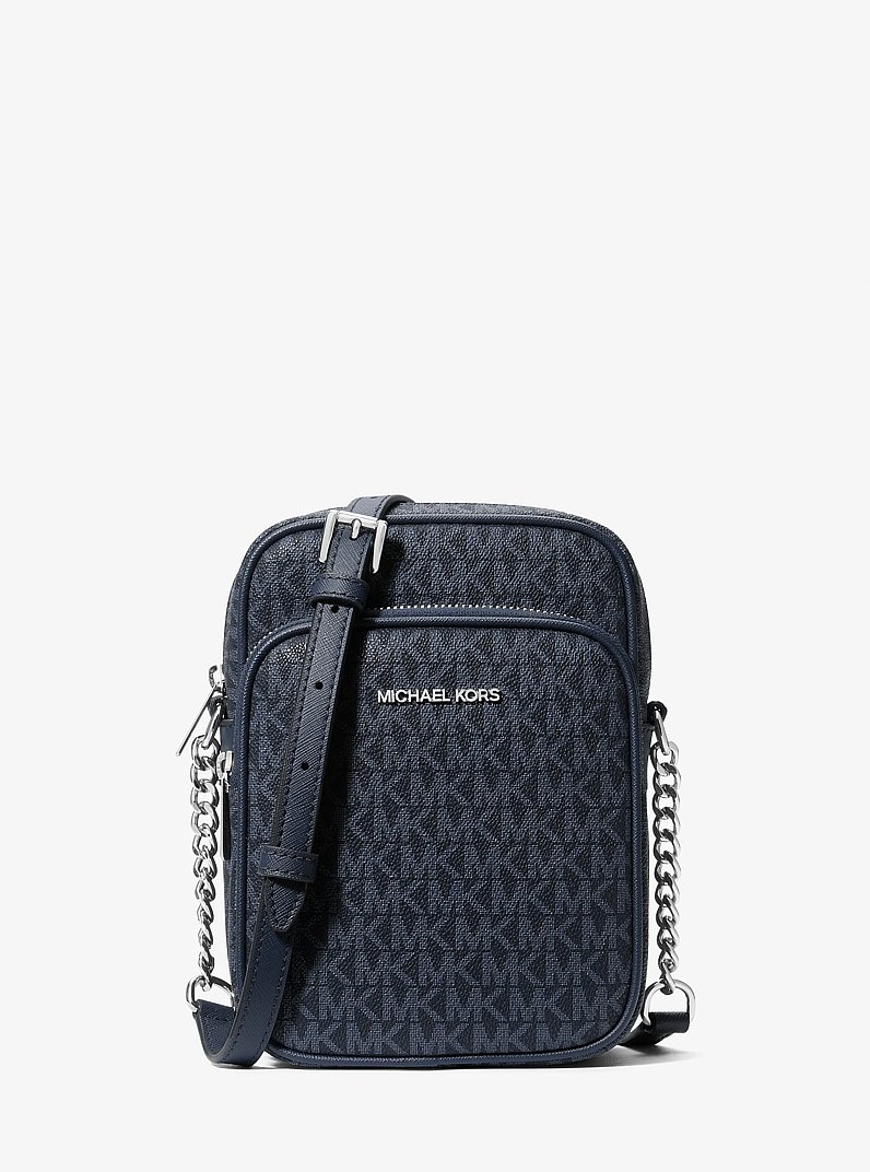 Jet Set Travel Medium Logo Crossbody Bag in ADMIRAL | Michael Kors