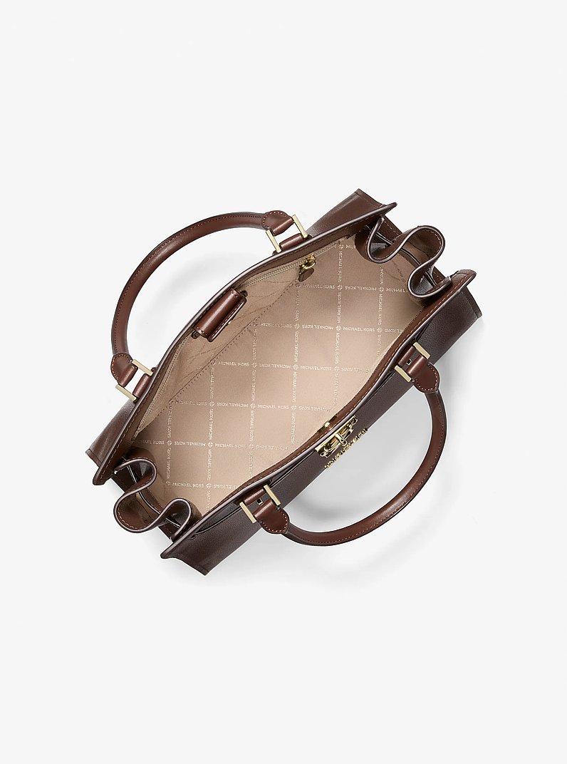 Mochila Hamilton mediana de piel in NUEZ MOSCADA | Michael Kors