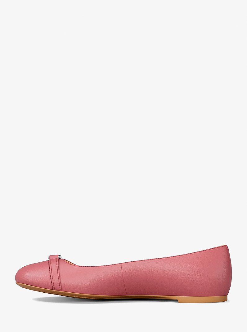 Ballerina Mandy in pelle in PALISSANDRO | Michael Kors