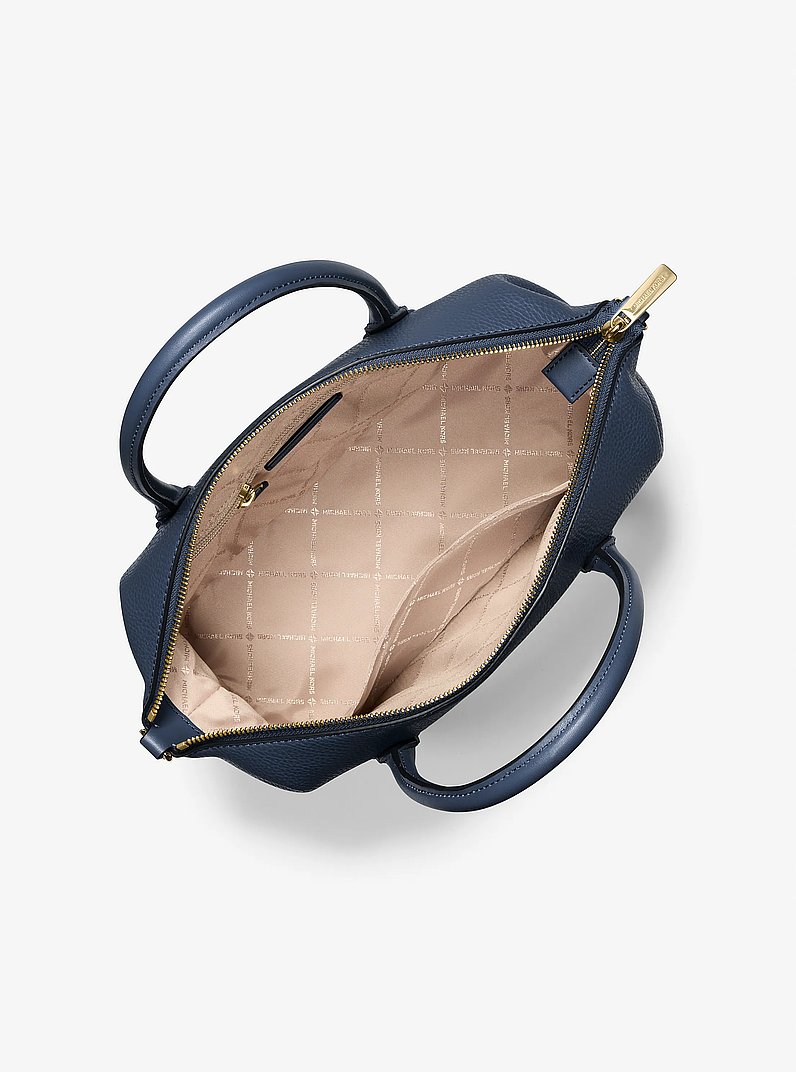Hyde Medium Satchel in NAVY | Michael Kors