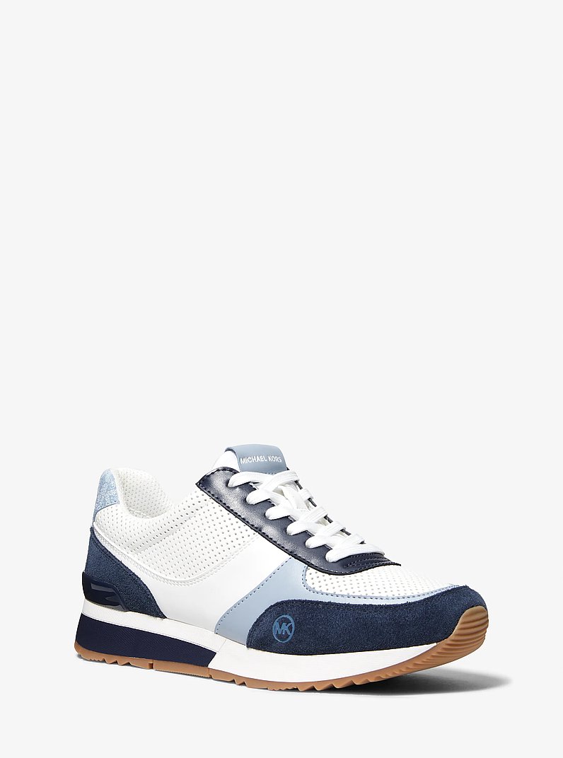 Andi Color-Block Trainer in NAVY MULTI | Michael Kors