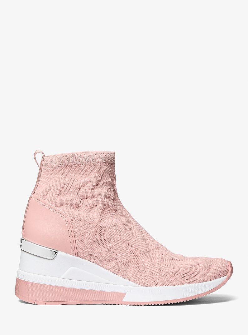 Skyler Logo Stretch Knit Sock Sneaker