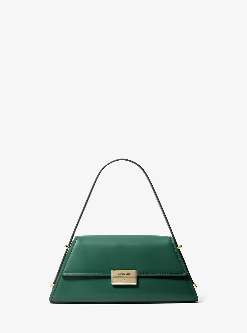 LUDLOW ラドロー FOX ショルダー グリーン Ludlow Medium Leather Shoulder Bag in BOSCO - Sale | Michael Kors [US]