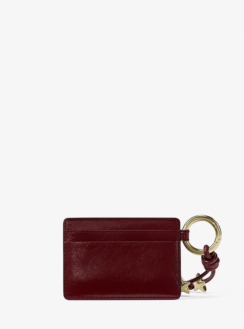Tarjetero Jet Set con colgantes in ROJO INTENSO | Michael Kors