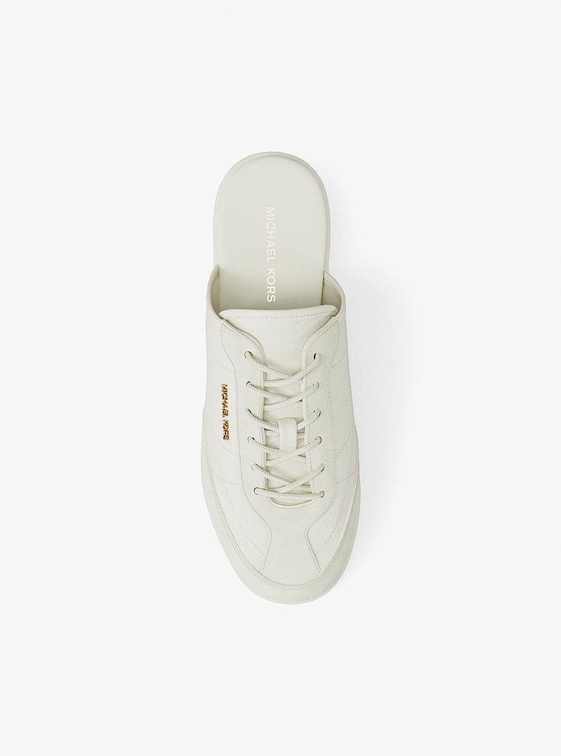 Nolan Leather Mule in EGGSHELL | Michael Kors